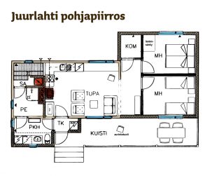 Juurlahti, pohjapiirros