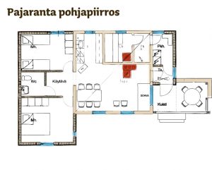 Pajaranta, pohjapiirros