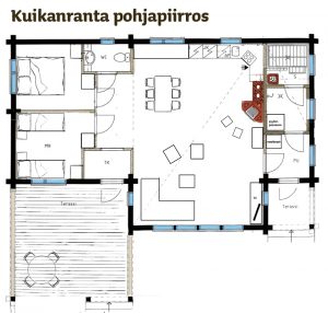 Kuikanranta, pohjapiirros